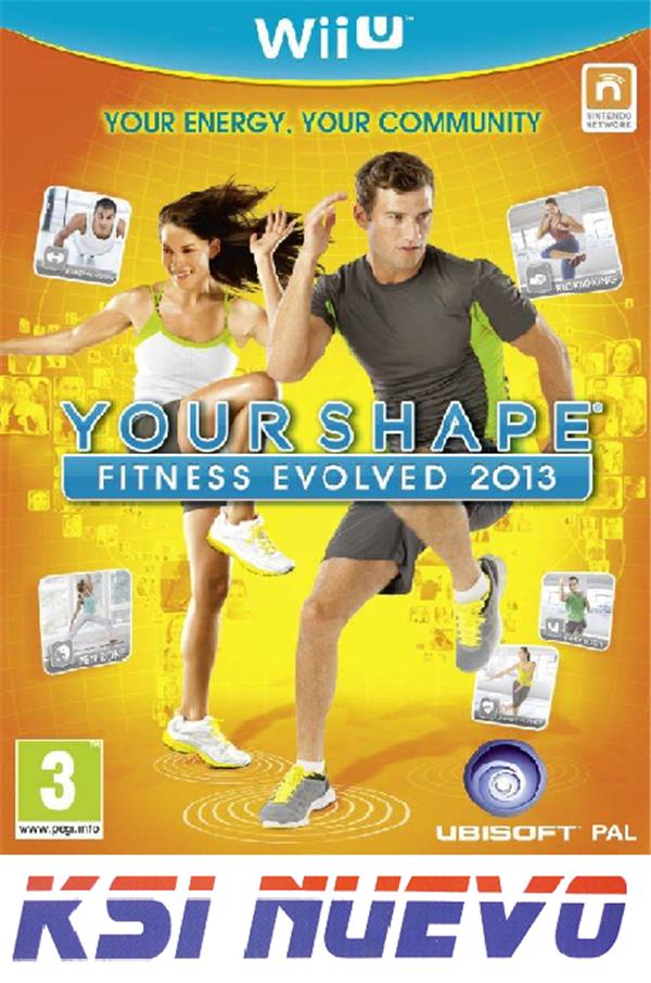 J WII U YOUR SHAPE FITNESS EVOLVED 2013