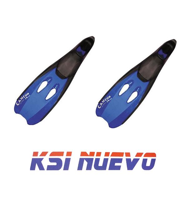 ALETAS BUCEO CANCUN AZULES TALLA 34-35