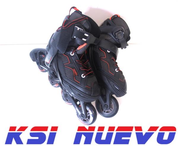 PATINES EN LINEA OXELO TALLA 32-35 NEGRO