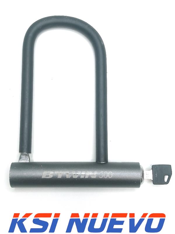 CANDADO BICICLETA EN U 500 GRIS