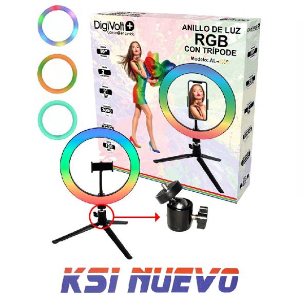 ANILLO DE LUZ DE 20 CM CON TRIPODE