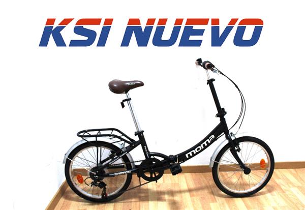 BICICLETA PLEGABLE MOMA NEGRA