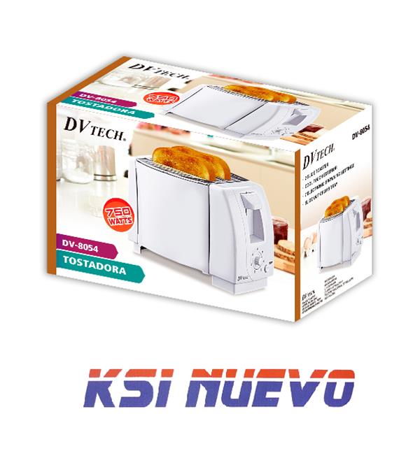 TOSTADORA 2 REBANADAS DV-TECH DV-805