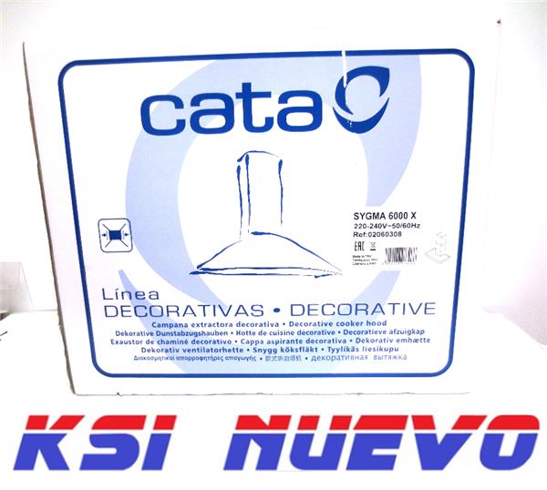 CAMPANA EXTRACTORA CATA SYGMA 6000X