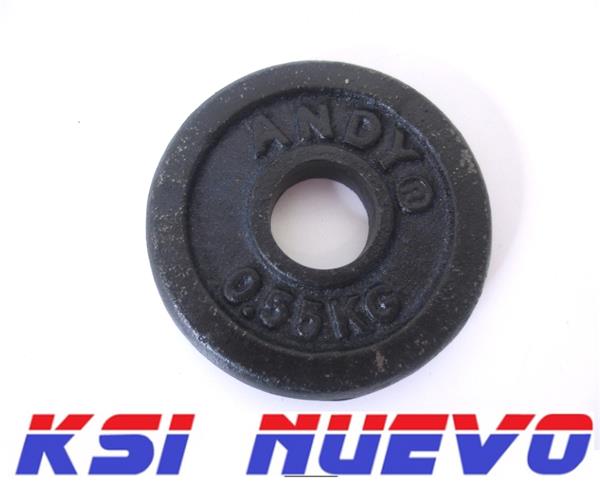 DISCO DE PESAS DE 0,55 KILOS