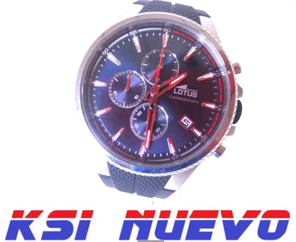 RELOJ DE HOMBRE CORREA GOMA LOTUS 18621