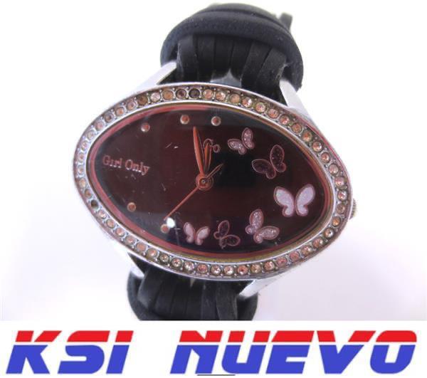 RELOJ GIRL ONLY MUJER MODA CORREA NEGRA