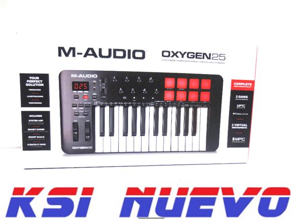 CONTROLADORA MIDI M-AUDIO OXYGEN 25