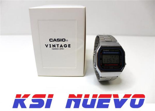 RELOJ CASIO RETRO PLATEADO A168WA-1YES