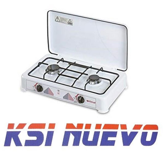 COCINA GAS PORTATIL 2 FUEGOS ITIMAT