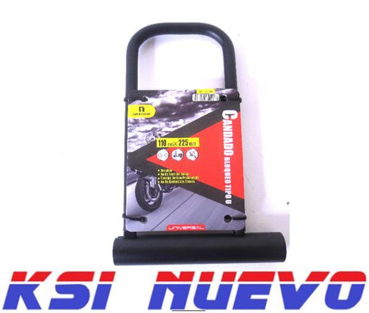 CANDADO TIPO U UNIVERSAL 110X225MM