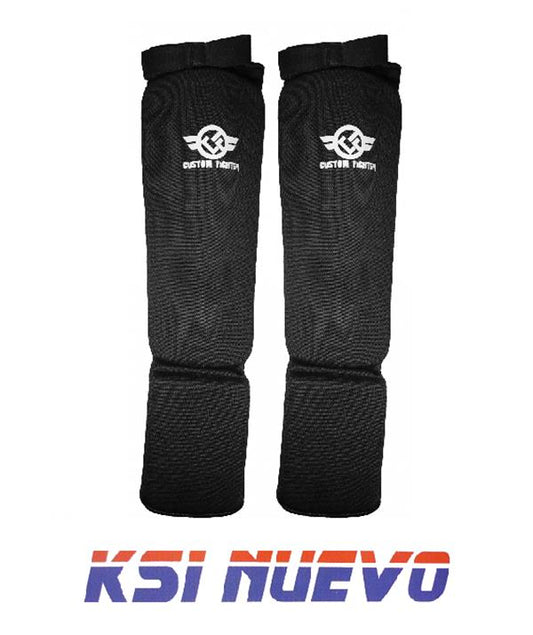 ESPINILLERAS TAEKWONDO CUSTOM NEGRAS