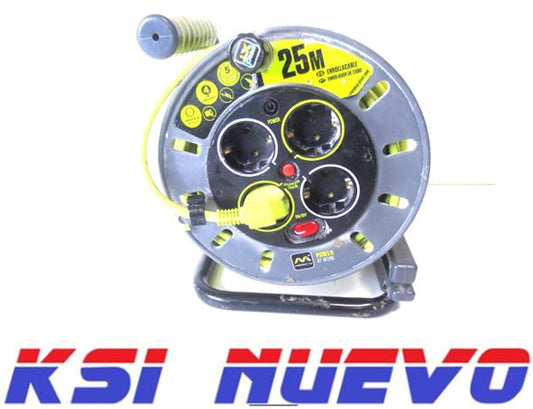 ALARGADOR CORRIENTE 25 METROS 4 ENCHUFES