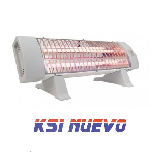 ESTUFA CUARZO HORIZONTAL 2 TUBOS