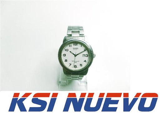 RELOJ CASIO ACERO NUMEROS MTP-1221