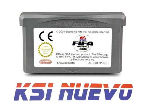 JUEGO NINTENDO GAMEBOY ADVANCE FIFA 2005
