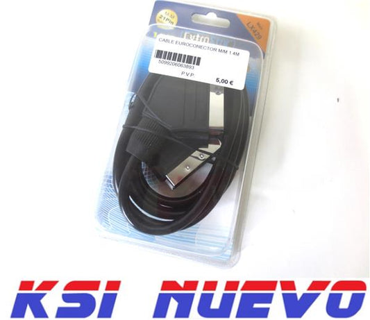CABLE EUROCONECTOR M/M 1.4M