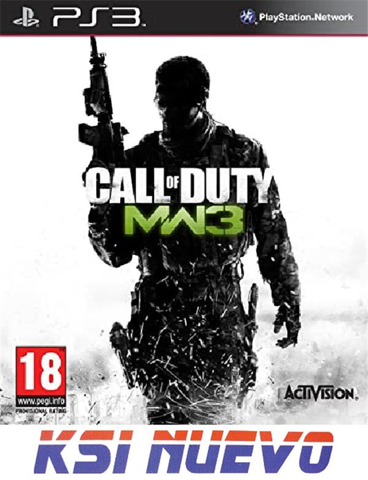 J PS3 CALL OF DUTY MODERN WARFARE 3 MW3