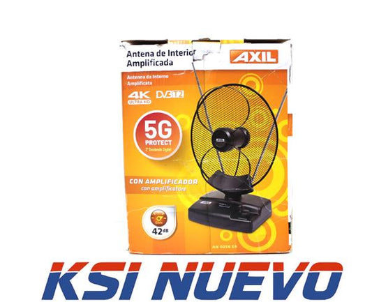 ANTENA INTERIOR AMPLIFICADA AXIL 4K