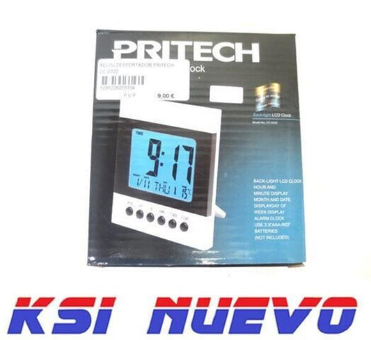 RELOJ DESPERTADOR PRITECH CC-0320