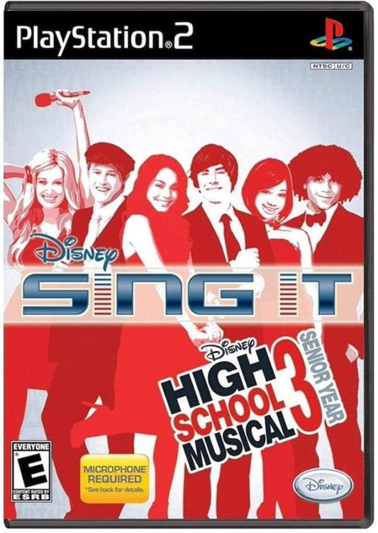 J PS2 DISNEY SING IT HIGH SCHOOL MUSICAL