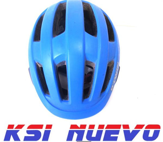 CASCO BICICLETA BTWIN AZUL T/L