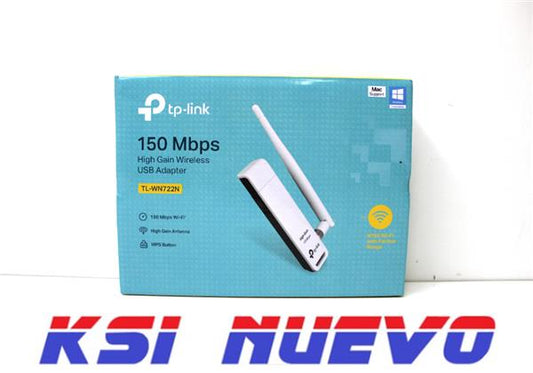 ADAPTADOR USB TP-LINK TL-WN722N
