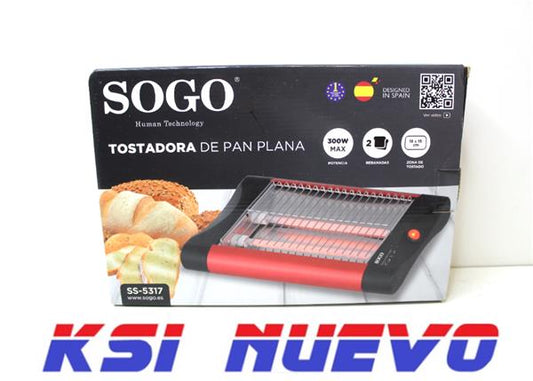 TOSTADORA DE PAN PLANA SOGO