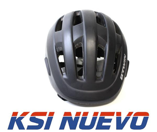 CASCO BICICLETA BTWIN NEGRO T/S 53/58