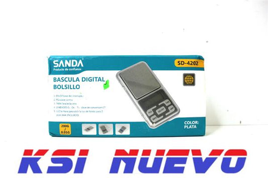 BASCULA GRAMERA BOLSILLO SANDA SD-4202