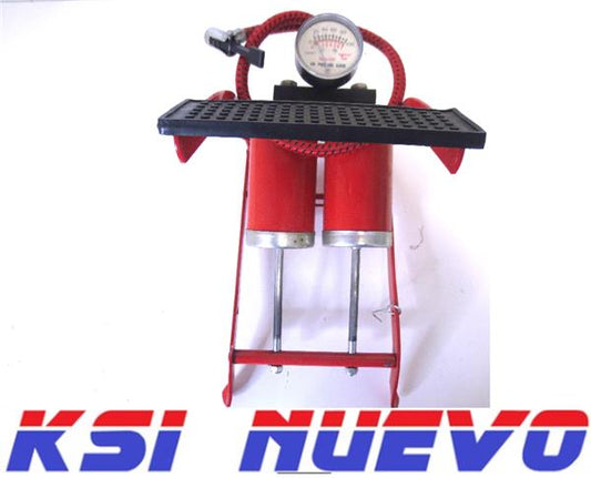 BOMBA DE AIRE BOMBIN NEUMATICO DE PIE